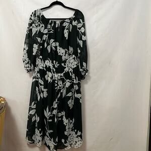 EVA MENDES FLORAL DRESS‎ SIZE M